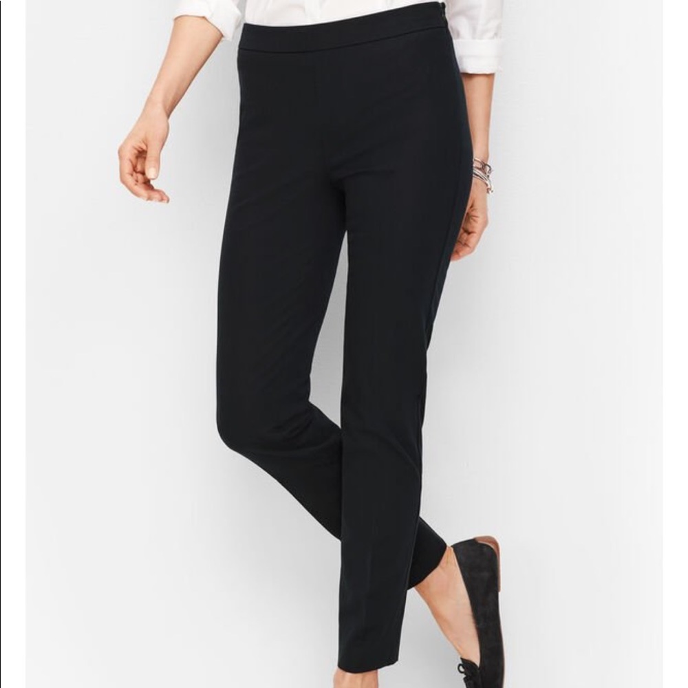 TALBOTS CHATHAM ANKLE PANTS - VELVET
